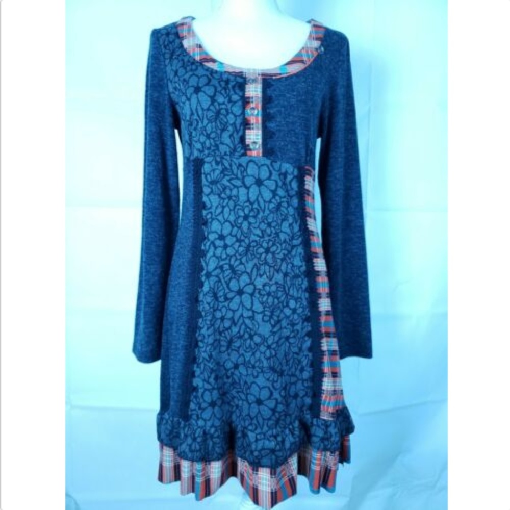 Stella Morgan Size 10 Dress Stretch Plaid Check